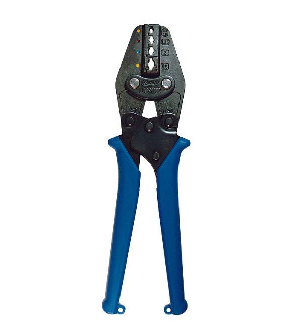 Mini crimping tool for insulated terminals and insulated sleeves  AK112MA