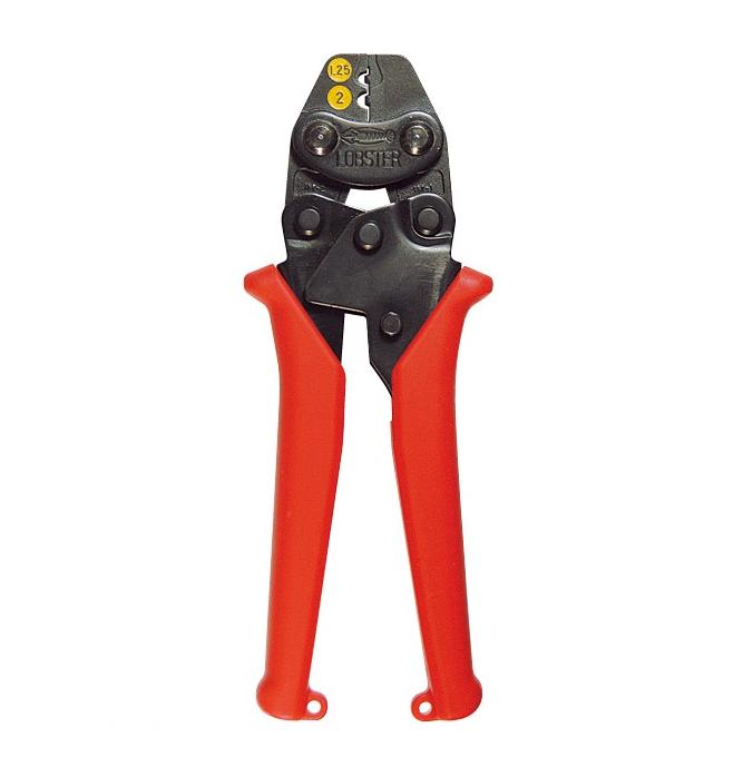 Mini crimping tool for non-insulated terminals for copper wire/for non-insulated sleeves for copper wire　AK1MA