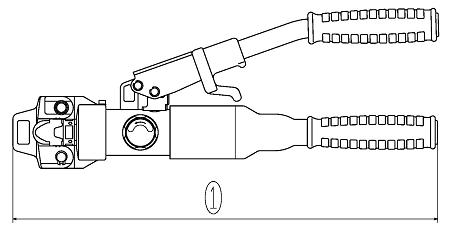 手動油圧式圧着工具 裸圧着端子・裸圧着スリーブ（P・B）用 AKH60N 